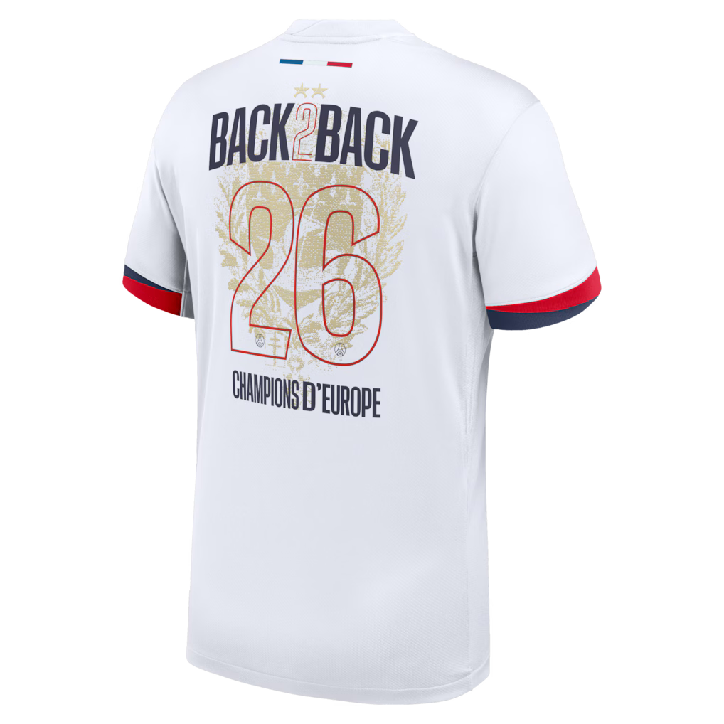 Maillot Exterieur 2 étoiles PSG Nike 25/26