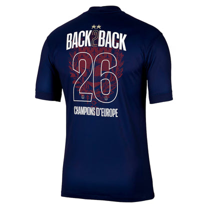Maillot Domicile 2 étoiles PSG Nike 25/26